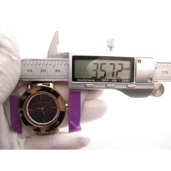 Women Anne Klein Quartz WR Analog 35mm Dial Causal Round Bracelet Watch (G465) - Picture 2 of 10